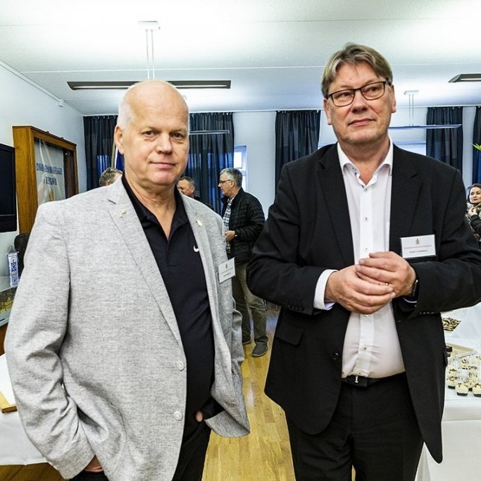 Form. Halldór Þórður Haraldsson t.h.
Varaform. Hjörtur Guðnason t.v.