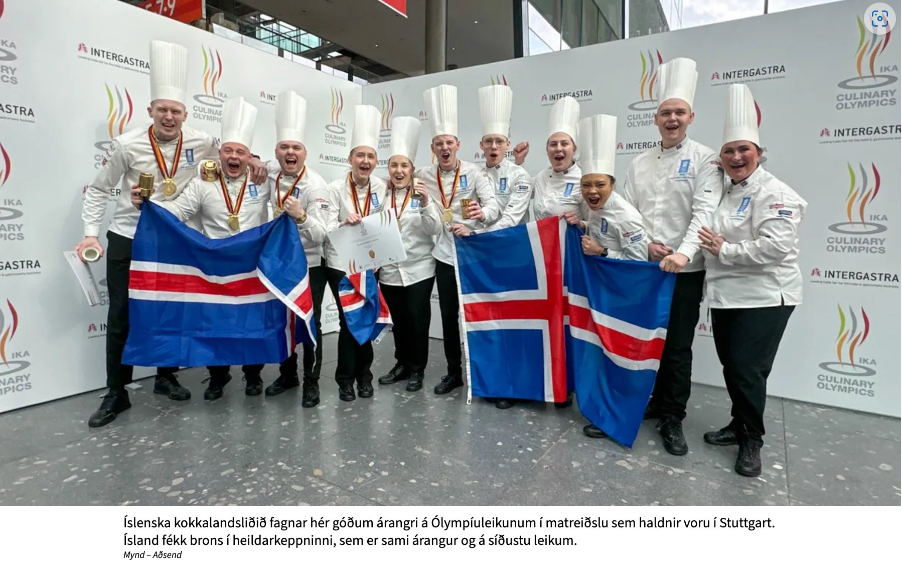 Frábær árangur kokkalandsliðsins í Þýskalandi | Iðnaðarmannafélagið í ...