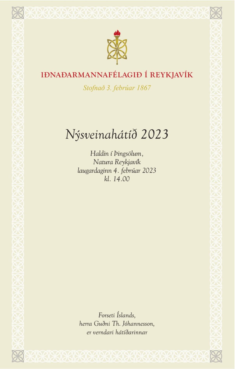 Nýsveinahátíð Iðnaðarmannafélagsins í Reykjavík 2023