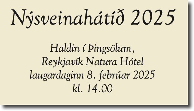 Nýsveinahátíð IMFR 2025