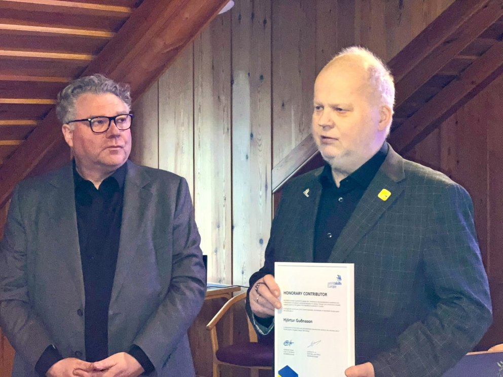 Georg Páll Skúlason og Hjörtur Guðnason