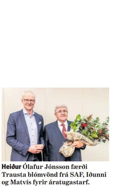 Trausti Víglundsson (heiðursiðnaðarmaður IMFR) í bransanum í rétt um 60 ár.