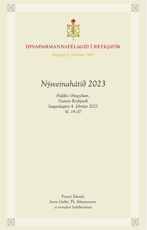 Nýsveinahátíð Iðnaðarmannafélagsins í Reykjavík 2023