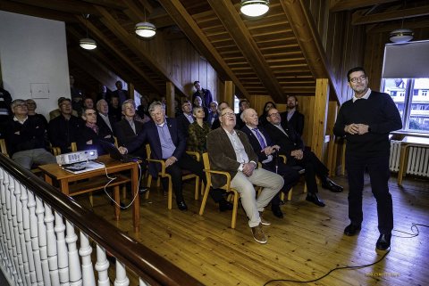 Frá kynningu Jóns B. Stefánssonar á hugmundum um nýtt húsnæði fyrir Tækniskólann